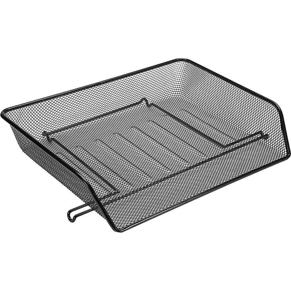 Lorell 84154 Letter Tray, Side Load, 14-1/4-Inch X10-3/4-Inch X3-Inch , Black Mesh