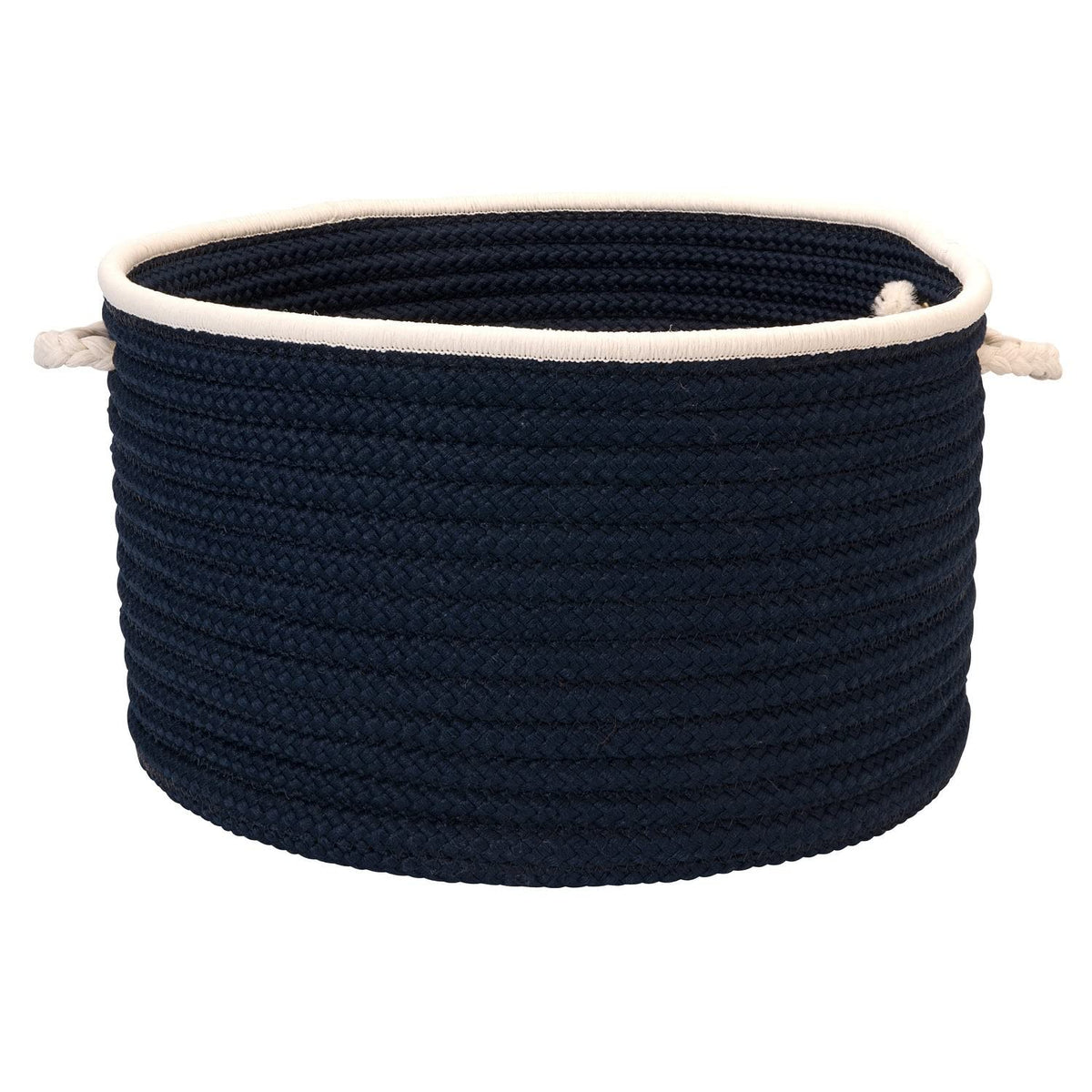 Doodle Edge Colonial Mills Utility Basket, 18 By 12-Inch, Navy