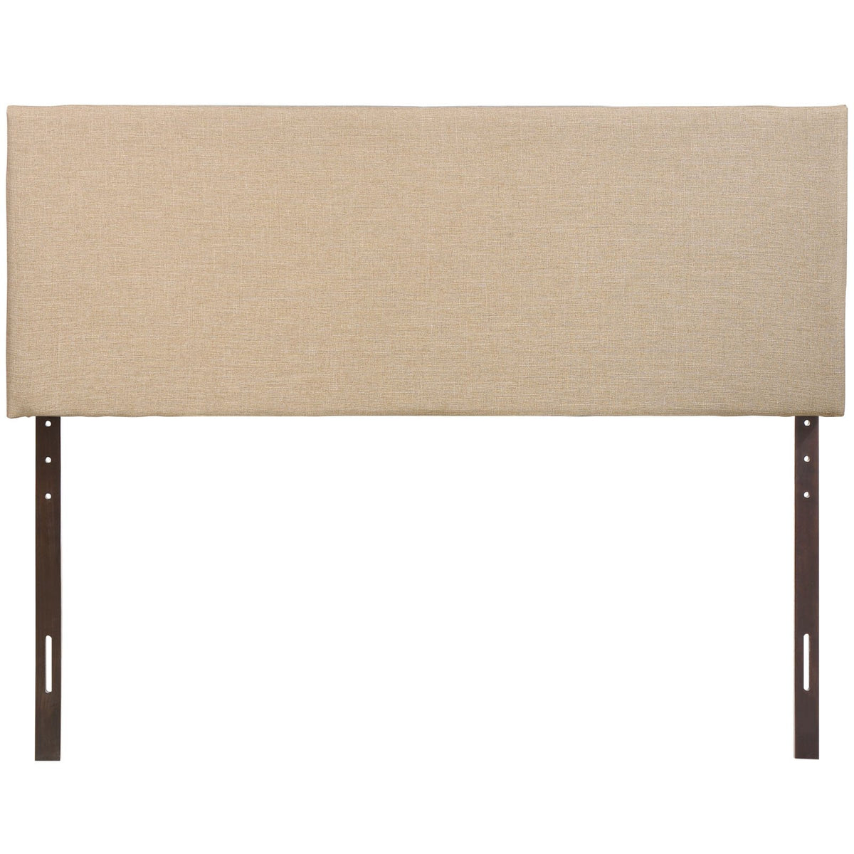 Modway Region Linen Fabric Upholstered Queen Headboard In Café