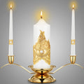 Irenare Unity Candles with Candle Holder for Wedding Ceremony Wedding Accessories for Reception Ceremony Decorative Candle Holde