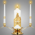 Irenare Unity Candles with Candle Holder for Wedding Ceremony Wedding Accessories for Reception Ceremony Decorative Candle Holde