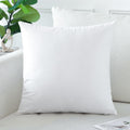 Artscope Luxury Velvet Pillow Covers Decorative Square Pillowcases Soft Solid Cushion Cases For Couch Sofa Bedroom Home Decor 24X24 Inch White
