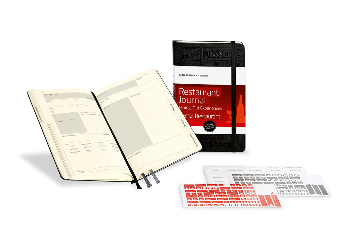 Moleskine Passion Journal - Restaurant, Large, Hard Cover (5 X 8.25): Dining Out Experiences