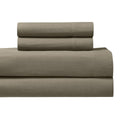 Royal Tradition Heavyweight Flannel, 100 Percent Cotton King 4Pc Bed Sheets Set, Taupe, 170 Gsm