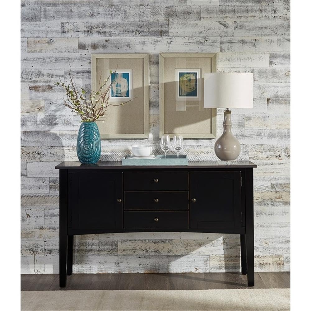 Progressive Furniture Large Server, Gray/Black