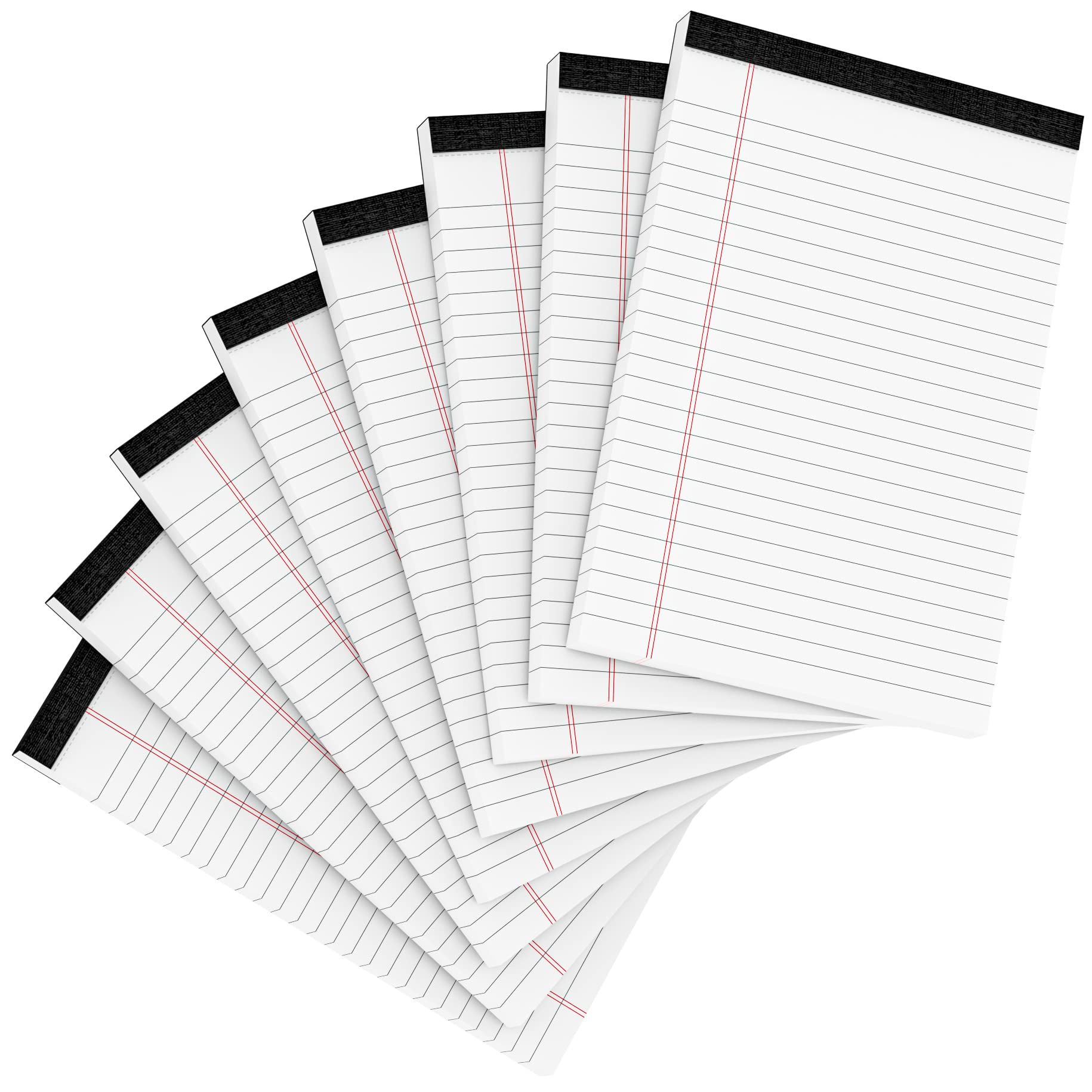 8 Pack Office Legal Pads 5X8' Lined Writing Note Pads 5X8 For Home Office Supplies Small To Do List Notepad Legal Pad Narrow Ru