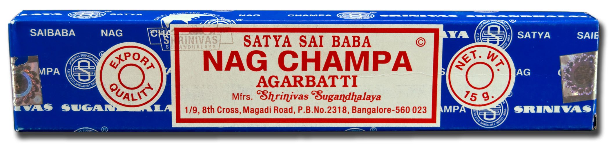 Incense-Nag Champa 15 gm - 12 ea - Stick ( Value Bulk Multi-pack)