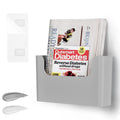 Jomola No Drilling File Holder Mail Organizer Wall Mount File Organizer Holder Office Wall Hanging Files Magazines Organizer Pla