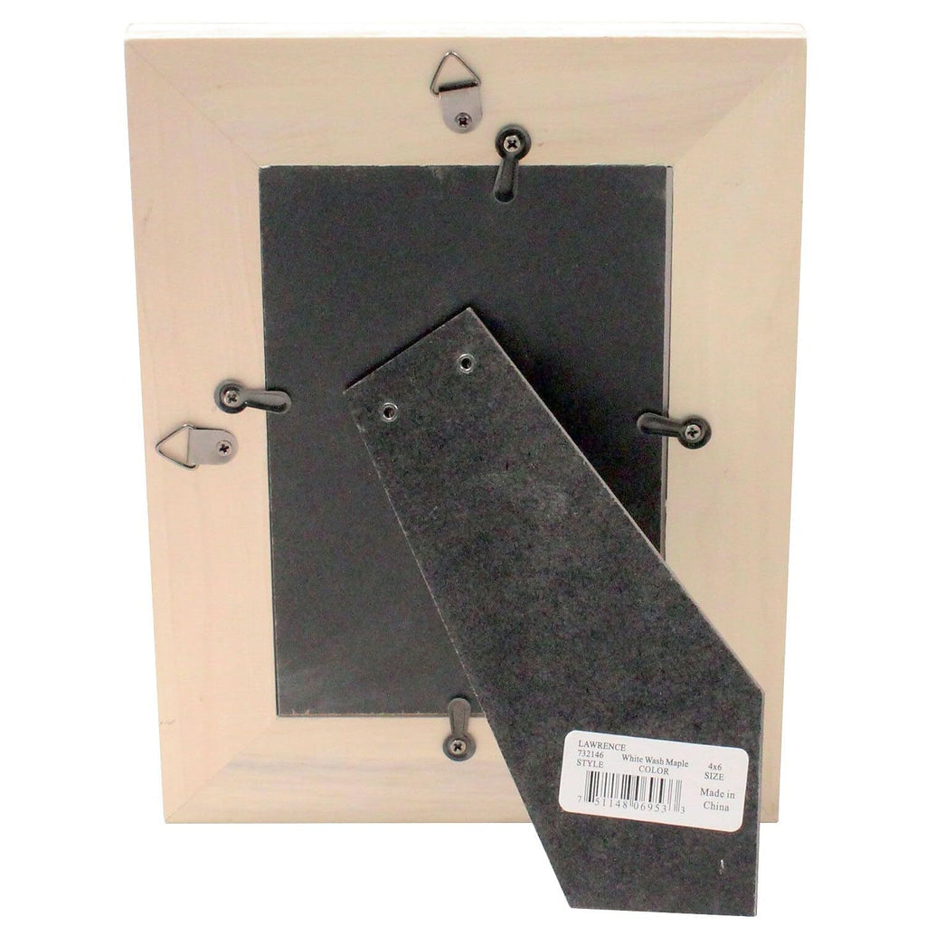 Lawrence Frames 5X7 White Wash Maple Picture Frame, Natual