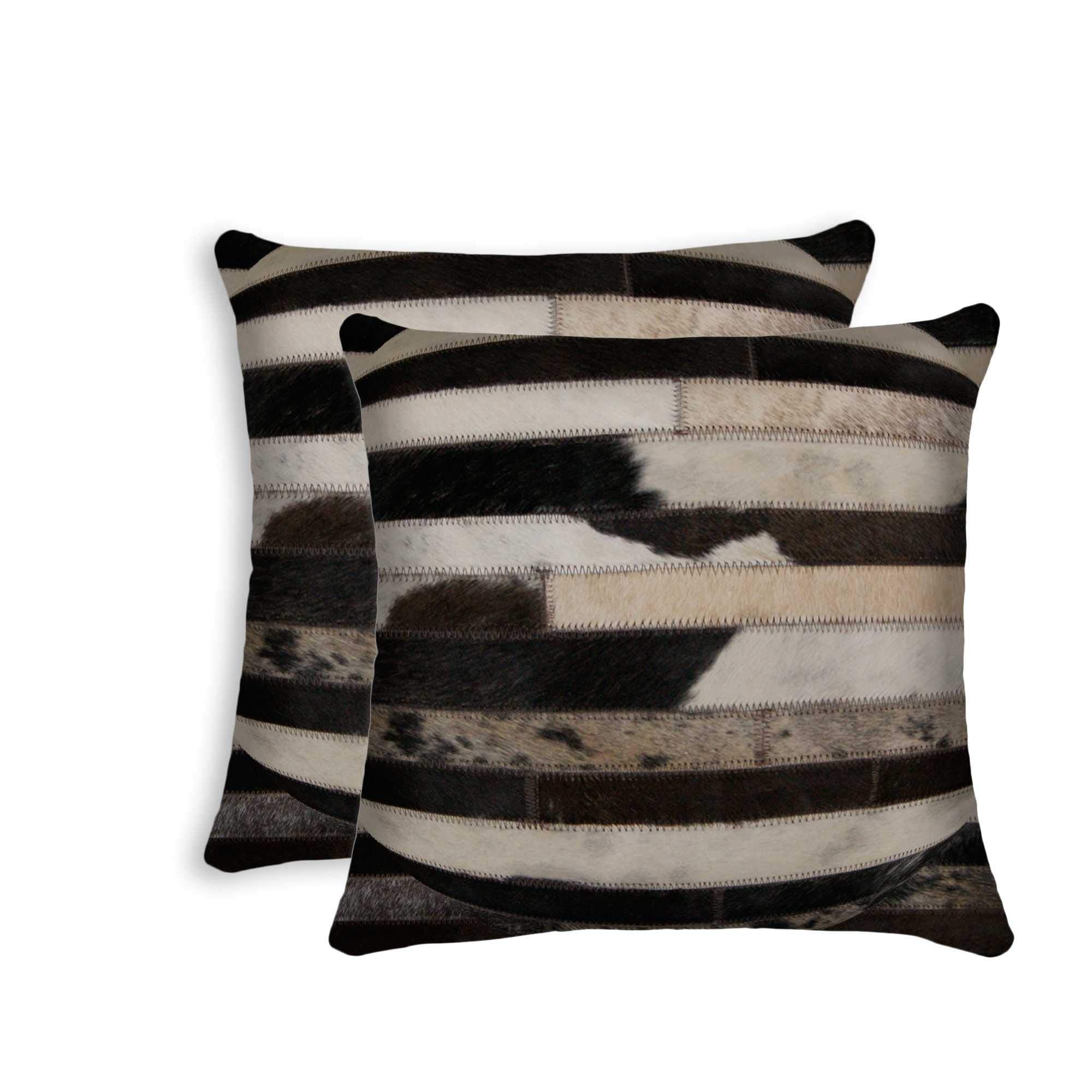 HomeRoots Decor 18-inch x 18-inch x 5-inch Tricolor - Pillow 2-Pack