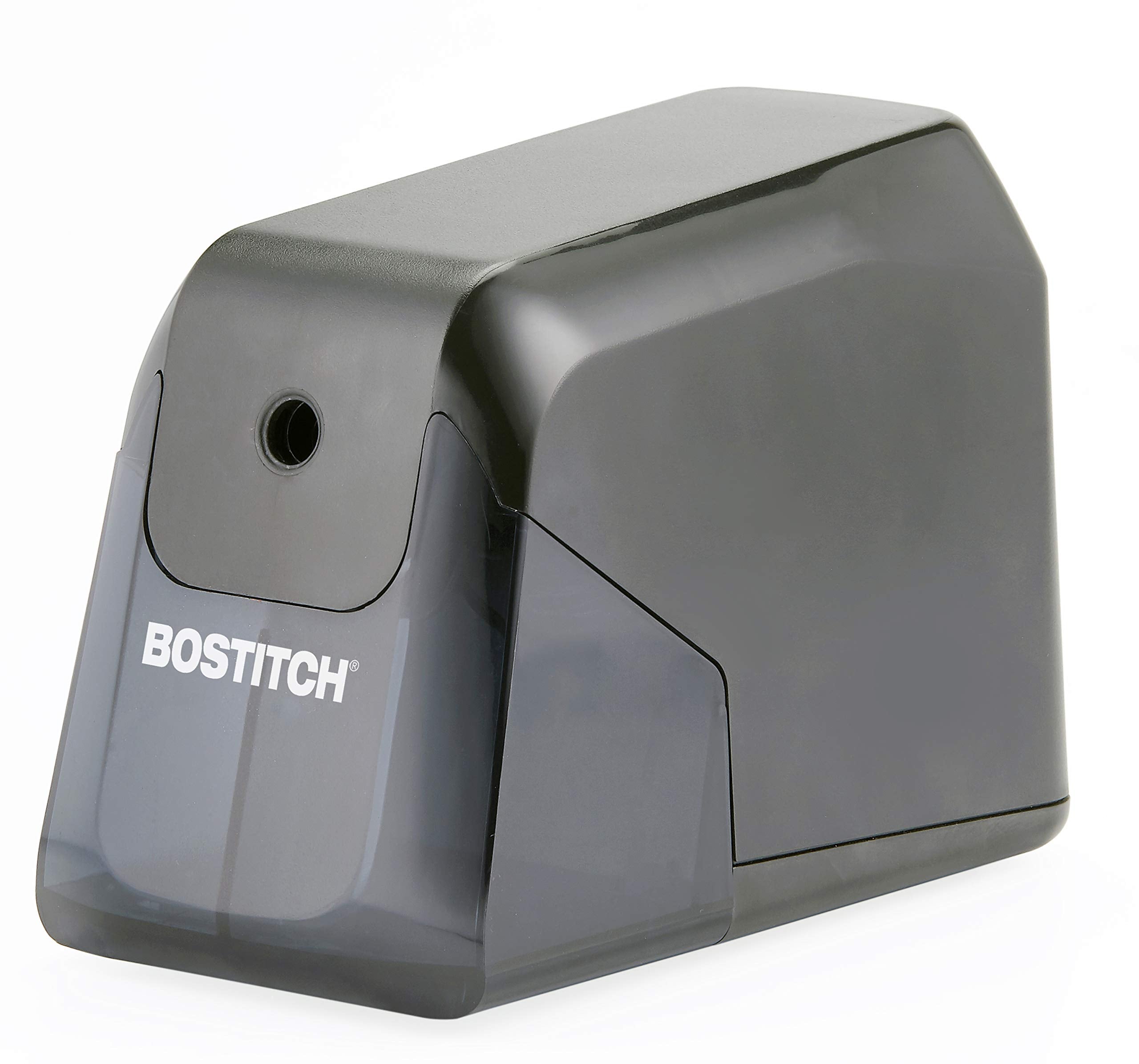 Bostitch Office Battery Pencil Sharpener, 4X Longer Cutter Life, Tip Saver Technology, Black (Bps4-Blk)