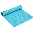 Yellow Weaves Non Slip PVC Bath/Shower mat with Anti Slip Suction Cups; 38 X 78 CM(Blue)