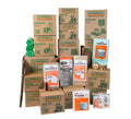 U-Haul Household Moving Kit - 36 Moving Boxes, 2 Wardrobe Boxes, 2 Dish And Glass Packing Kits, 2 Mattress Bags, Tape, And Assor