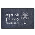 Accssoey Funny Doormat, Welcome Mats Speak Friend Door Mat Absorbent Mat Doormat 30'X18'