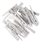 Lwr Crafts Wooden Large Clothespins 3-5/16' 8.4Cm 30 Pieces Per Pack (White)