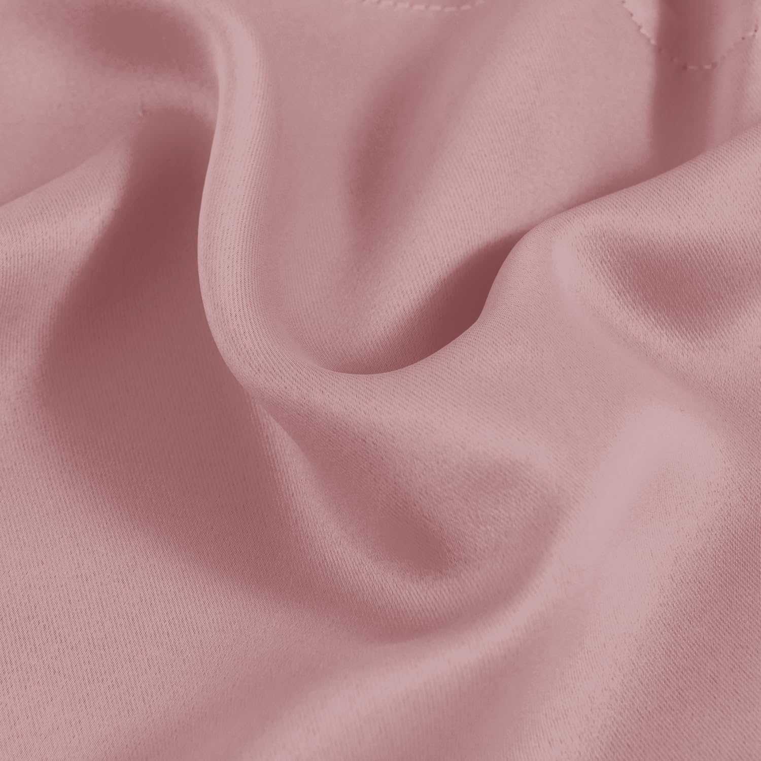 Hiasan Valance Curtains For Kitchen Blackout Thermal Insulated Solid Window Curtain Valance, Dusty Rose, 60 X 18 Inches, 1 Panel