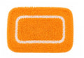 BENAVJI Orange Microfiber Chenille Floor Mat 40x60 cm Soft Washable Anti Slip Door Mat Bathroom Kitchen Bedroom Entrance Rug