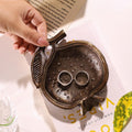 Esq Living Pomegranate Trinket Dish For Home Decor| Vanity Tray Organiser | Jewellery/Makeup/Table Organizer | Necklace Keys Rin