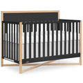 Dream On Me Owen 5-in-1 Convertible Crib in White Oak, Greenguard Gold & JPMA Certified Baby Crib, Converts from Crib to Toddler