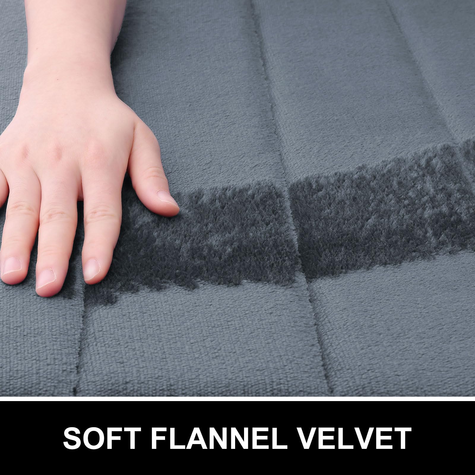 Colorxy Memory Foam Bath Mat 30X20, Ultra Soft And Absorbent Bathroom Rugs, Non-Slip, Machine Wash Dry, Thick Bath Rug Carpet Fo