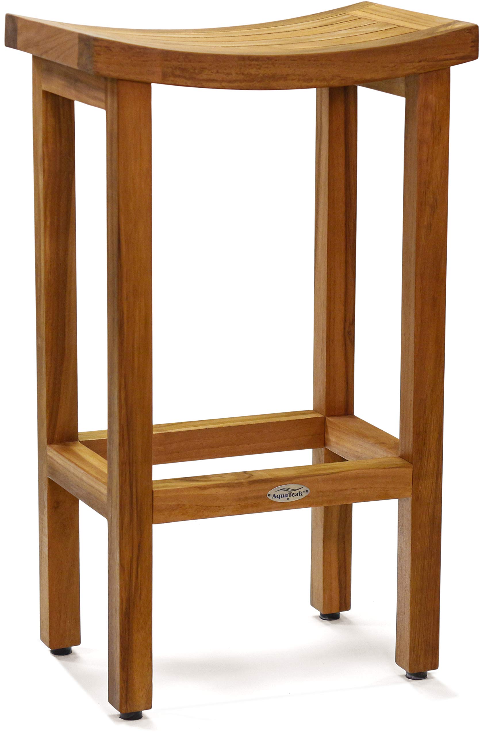 AquaTeak Patented 30 Tall Sumba Teak Bar Stool