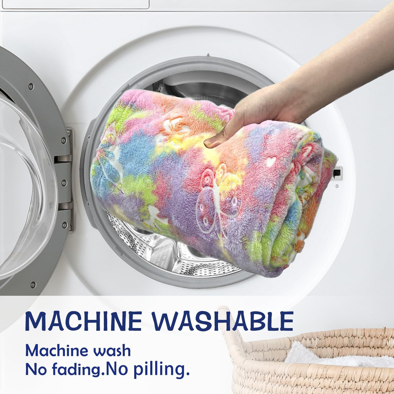 Sochow Butterfly Glow In The Dark Blanket Presents For Daughters, Toys For 3-10 Year Old Birthday Presents, Soft Cozy Flannel Th