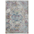 Rizzy Home Alora Decor Morocco 3'11" X 5'6" Broken Blue/Cream/Gold Power-Loomed Area Rug