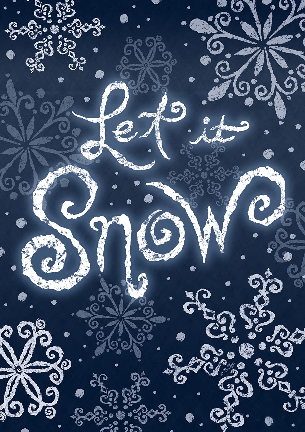 Toland Home Garden 117280 Let It Snow Winter Flag, 12X18 Inch