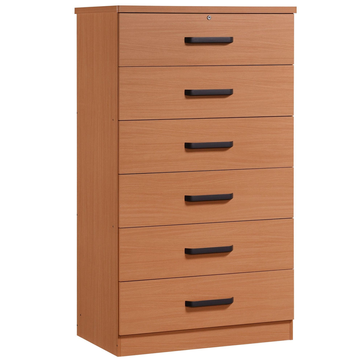 Better Home Products Liz Super Jumbo 6 Drawer Storage Chest Dresser (Beech)