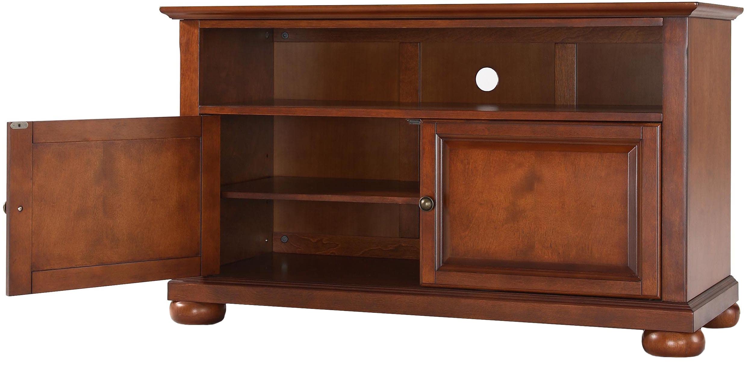 Crosley Furniture Alexandria 42-Inch Tv Stand - Classic Cherry