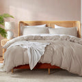 Nestl Twin Duvet Cover Set - Soft Double Brushed Linen Duvet Cover Twin/Twin Xl, 2 Piece, With Button Closure, 1 Duvet Cover 68X