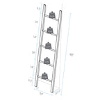 American Trails Decorative Ladder With Solid American, Natural Maple