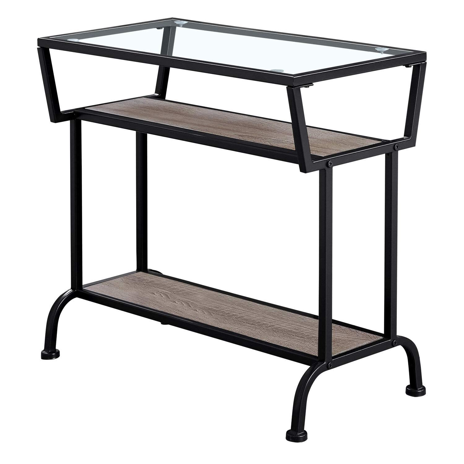 Monarch Specialties ACCENT TABLE One Size DARK TAUPE