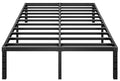 HLIPHA Metal Platform Bed Frame 16 Inch Tall,No Box Spring Needed,Full Size Bed with Heavy Duty Strong Support Slats,Easy to Ass