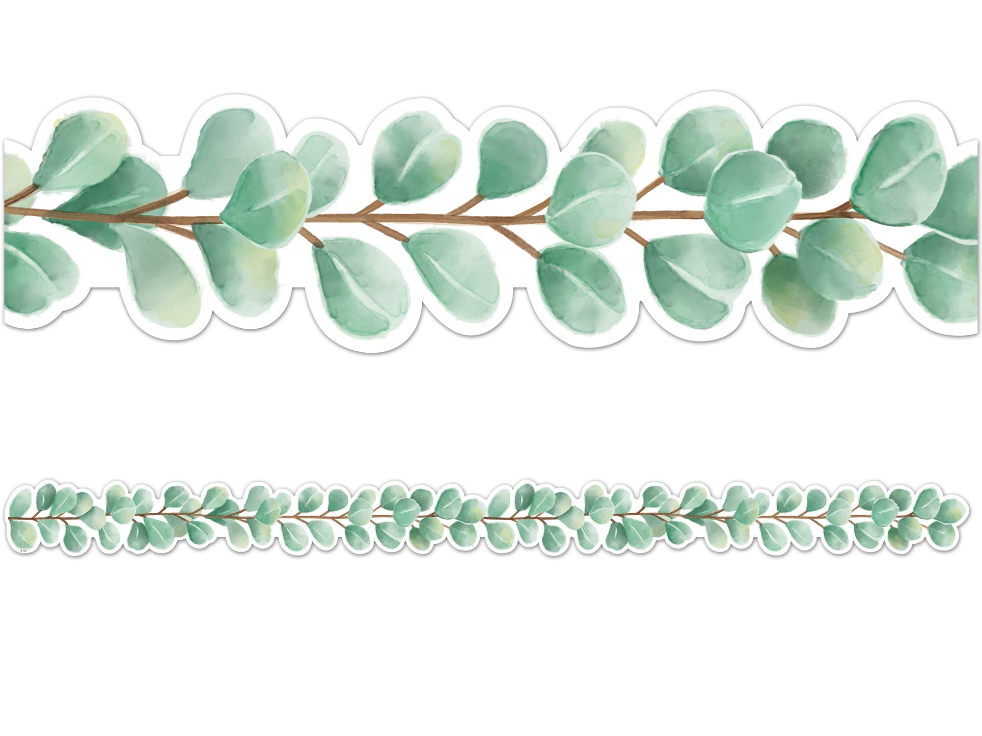 Teacher Created Resources Eucalyptus Die-Cut Border Trim