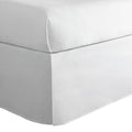 Today’S Home Classic Tailored Bed Skirt Dust Ruffle, Cotton Blend Design, 14' Drop Length, Queen, White
