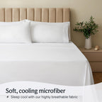 Luxclub 6 Pc California King Size Sheet Set Bed Sheets Deep Pockets 18' Eco Friendly Wrinkle Free Cooling Sheets Machine Washab