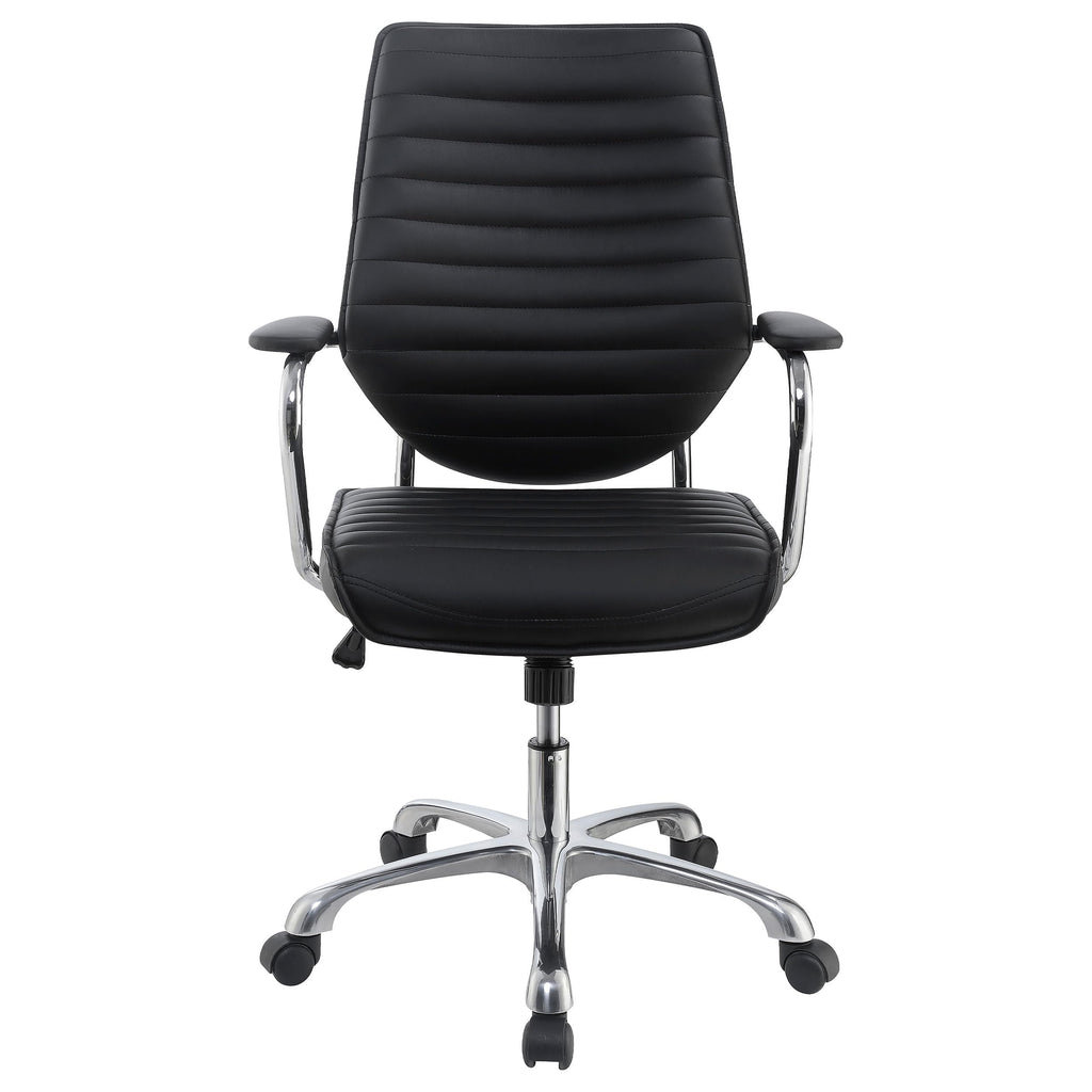Coaster Home Furnishings Contemporary Black High-Back Office Chair