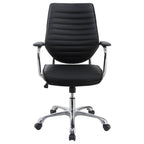 Coaster Home Furnishings Contemporary Black High-Back Office Chair