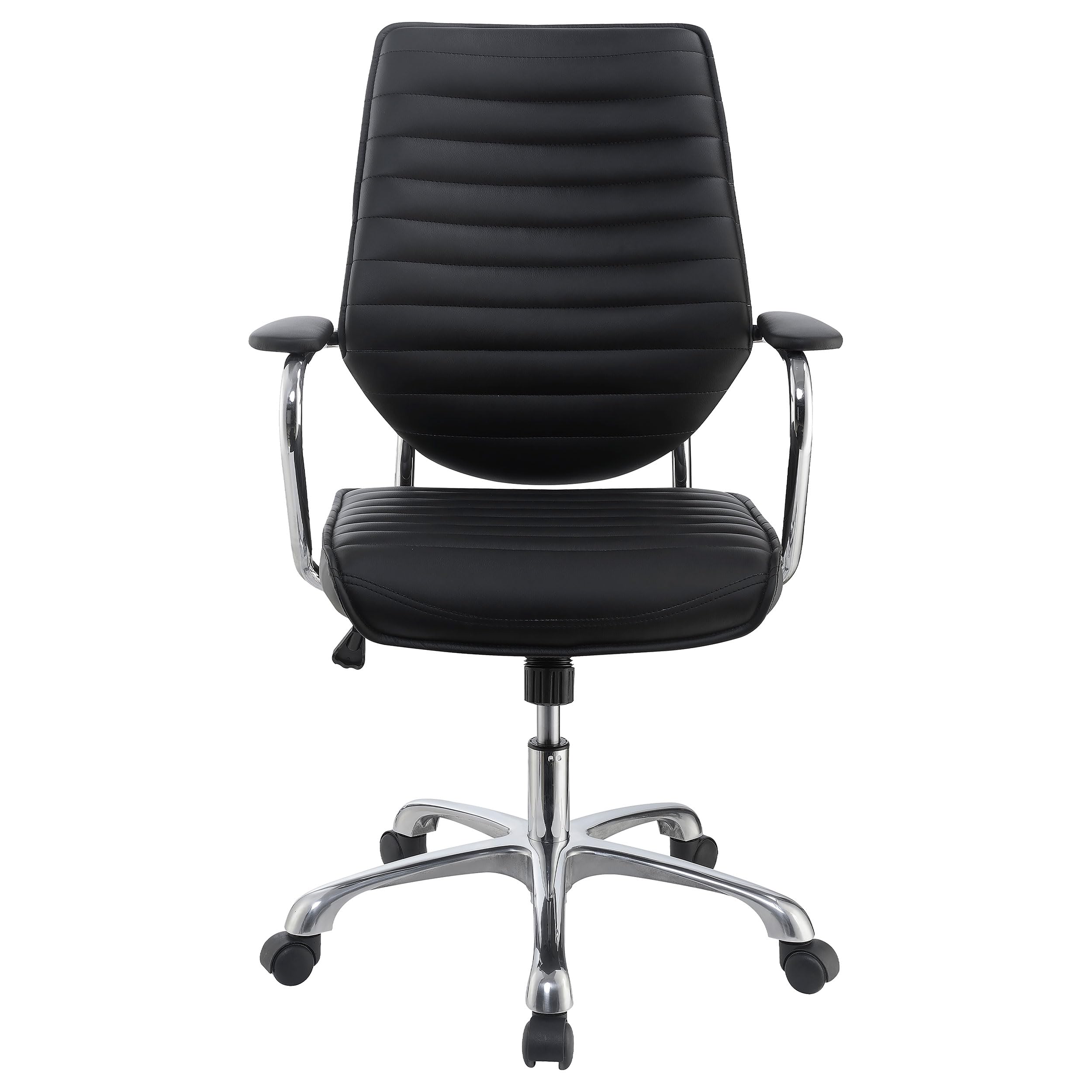 Coaster Home Furnishings Contemporary Black High-Back Office Chair