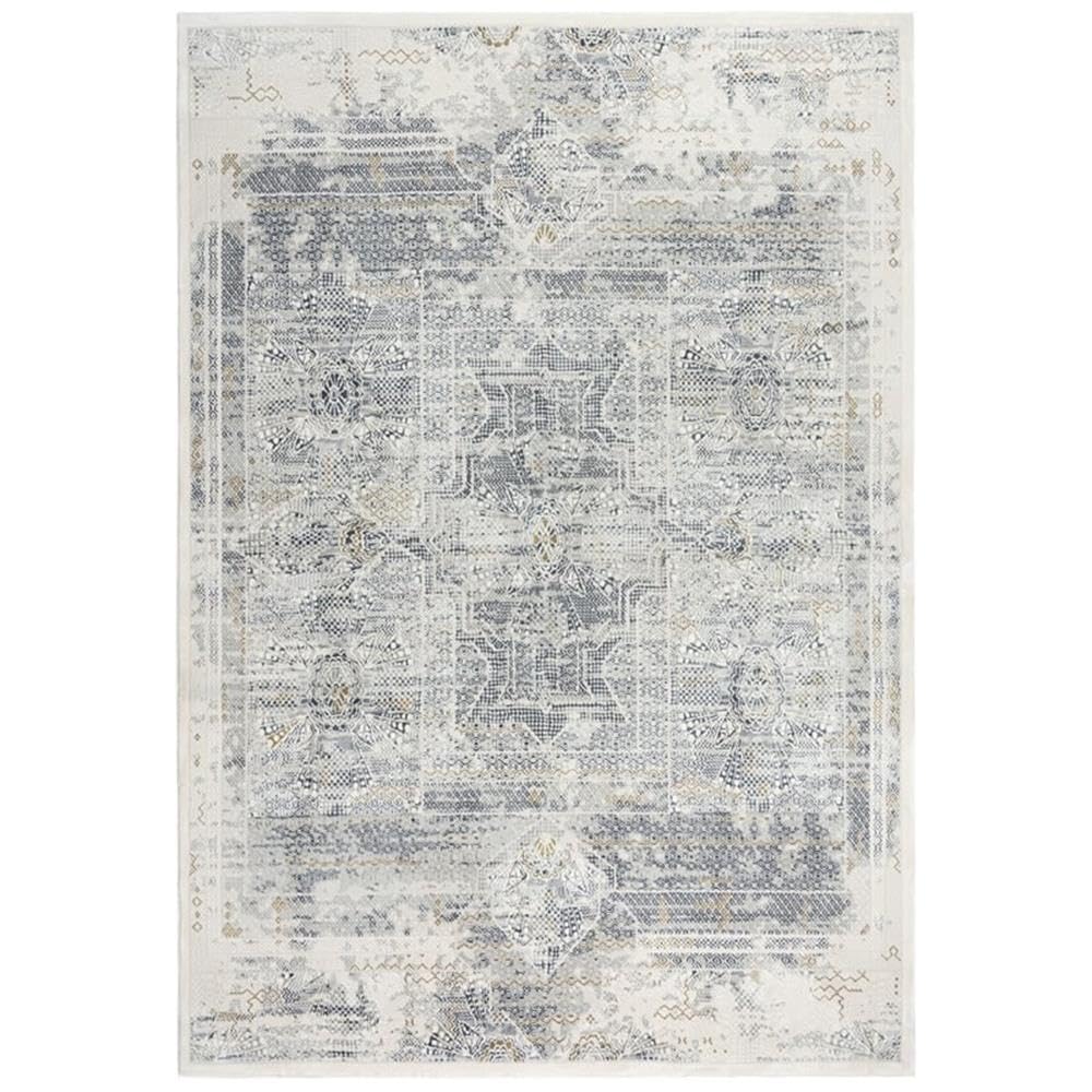 Spring 8'6&quot; X 11'10&quot; Abstract Stone/Beige/Gray/White Power-Loomed Rug