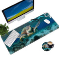 Desk Pad Mat Large Mouse Pad Xl Extended Mousepad Gaming With Sea Turtle 31.5' *11.8' Huge Mouse Pads For Computer Laptop Home