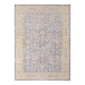 HomeRoots 531984 8 x 10 ft. Lavender & Blue Floral Power Loom Rectangle Area Rug