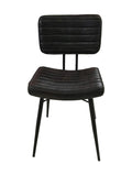 Coaster Furniture Partridge Padded (Set of 2) Espresso and Black Side Chair 110652