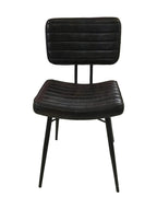 Coaster Furniture Partridge Padded (Set of 2) Espresso and Black Side Chair 110652