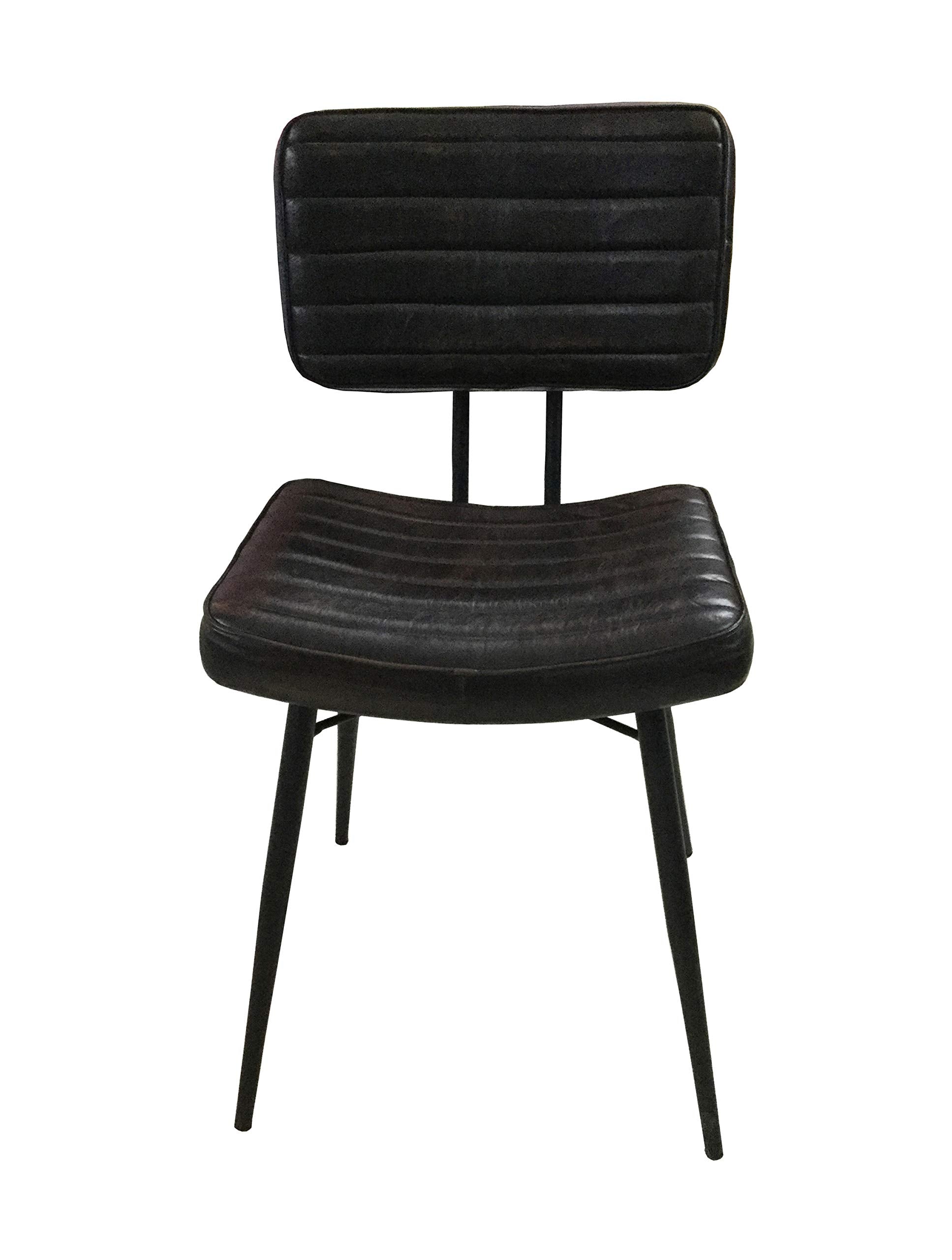 Coaster Furniture Partridge Padded (Set of 2) Espresso and Black Side Chair 110652