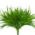 Phliofd 32 Pcs Artificial Grass Fake Plants 17.3in Outdoor Plants UV Resistant Faux Greenery Stems Fake Grass for Home Window Ga