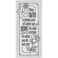 DEXSA Now Faith is Being Sure of What We Hope for Simple Strength 5 1/2' x 12' Wood Plaque | Made in the USA