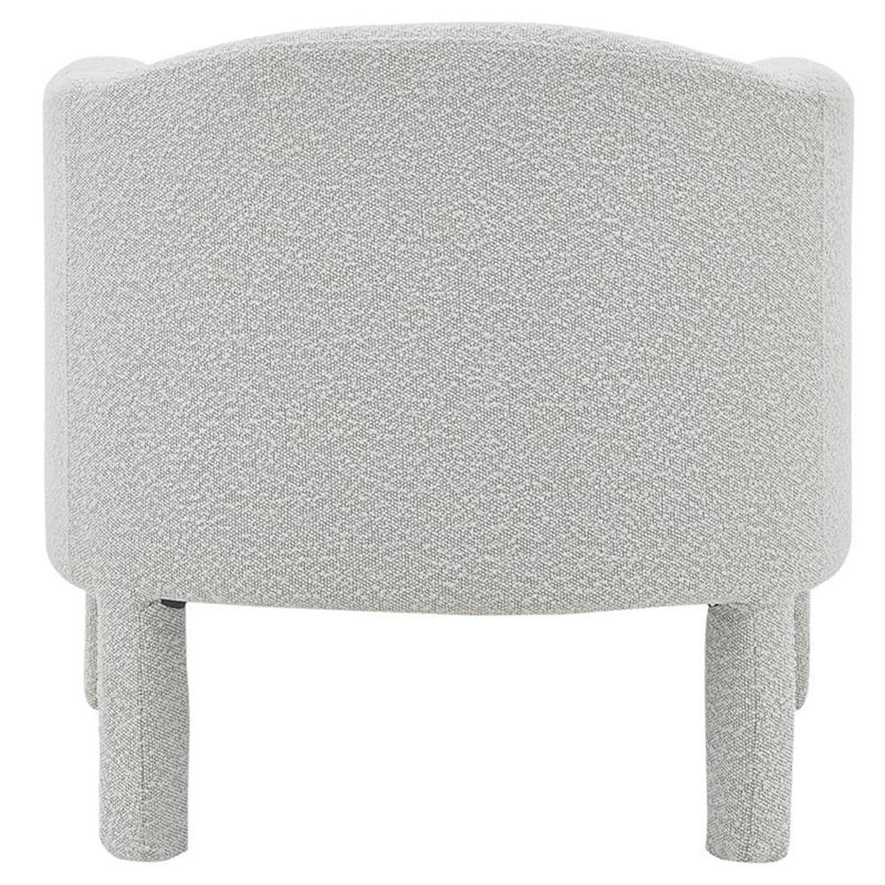 Npd Furniture And More Jennifer Fabric Arm Accent Chair, Boucle Beige