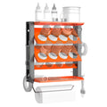 EVERHANGER Spray Can Holder, Lube Can Wall Mount Storage Rack Heavy Duty Paint Bottle Organizer for Garage & Home | 8 Can Holes 
